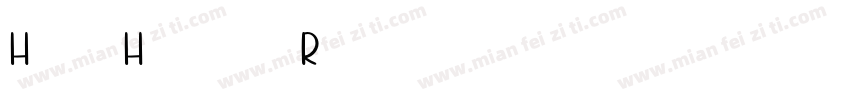 Hello Headline Regul字体转换